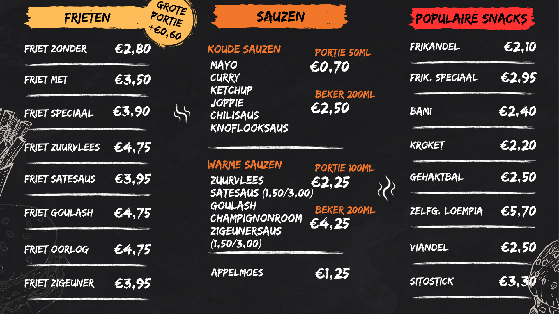 Menu Pagina 1