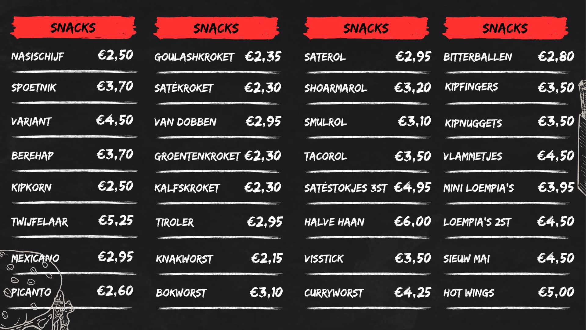 Menu Pagina 2